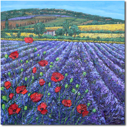 Lavender and Sunflowers