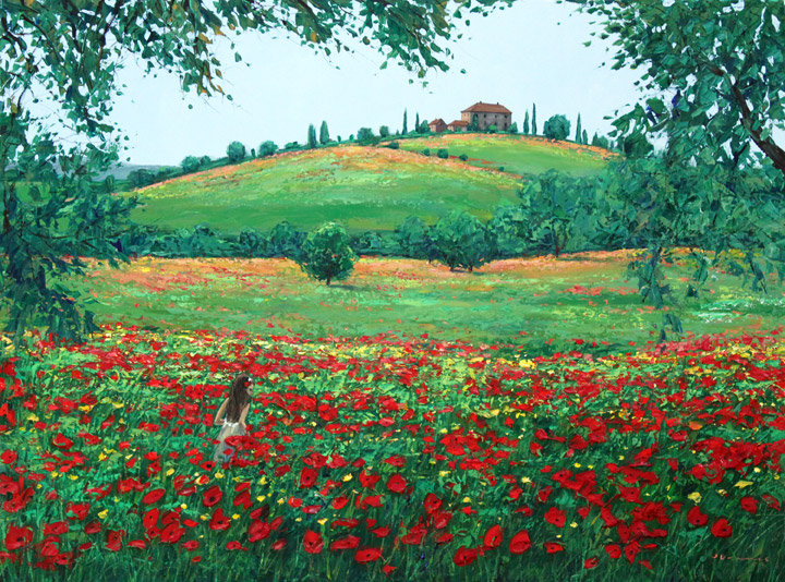 Wading Through Poppies