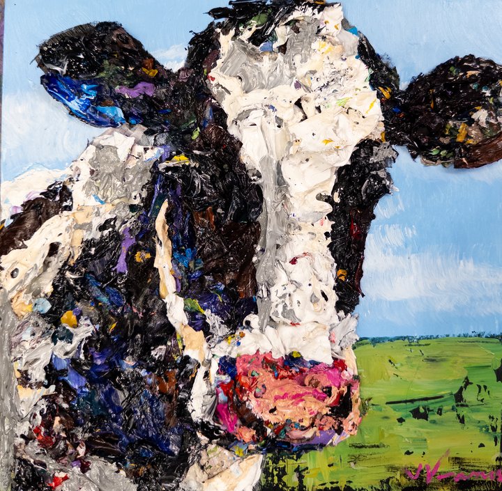 Post Palette Cow