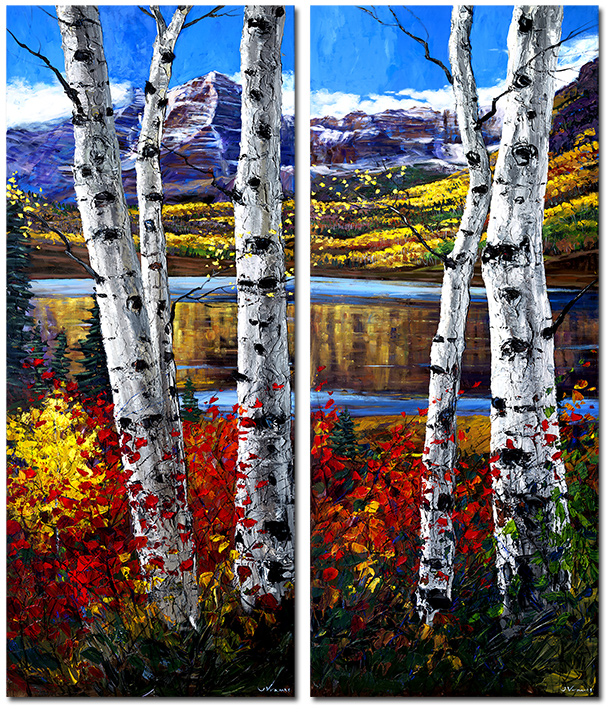 Autumn On Bells Diptych