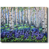 Lupines In Spring