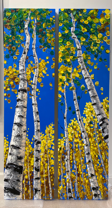 Skyward Diptych Ea