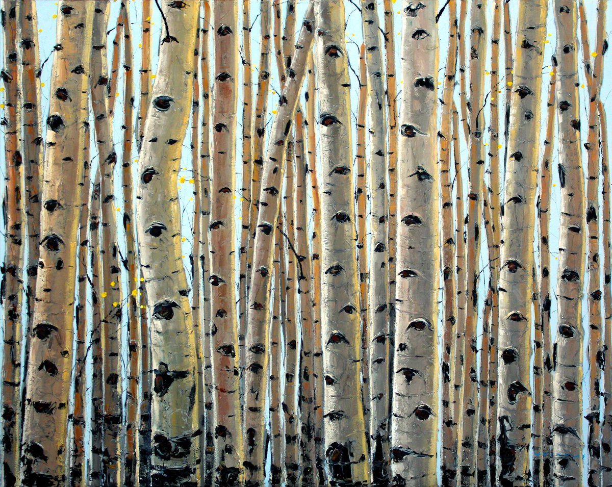 Unity — palette knife painting by Jennifer Vranes